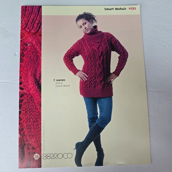Berroco Smart Mohair #253 Knitting Pattern Book - Picture 9 of 9